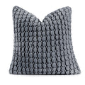 Cocoploceus 1 Piece Euro Sham Boho 24X24 Pillow Covers Decorative Farmhouse Pillow Covers Velvet Square Cushion Covers Soft Bubb