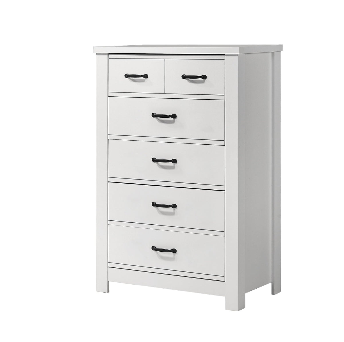 LILOLA LIVING Cassini White 5-Drawer Chest