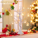 Nuptio Artificial Trees Decorative Trees: 2 Pcs White Twig Trees 22.8In Tall Halloween Decorations Wedding Centerpiece For Table