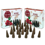 Rose Incense Cones - Total 20 Cone Incense - Dual Pack of 10 Insence Cones - Incense Cones Scented - Cone Incense Scents - Insen