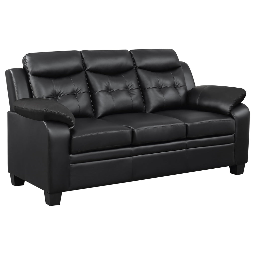 Coaster Finley 2-Piece Sofa Set, Black