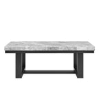Steve Silver Co Lucca Gray Marble Top Cocktail Table