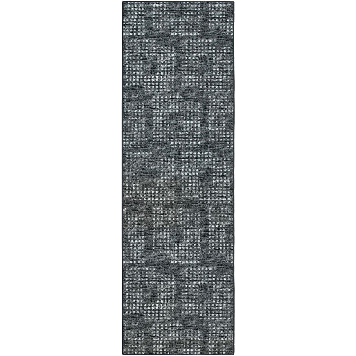Delano Da1 Black Transitional Rug Runner 2' 6&quot; X 8'