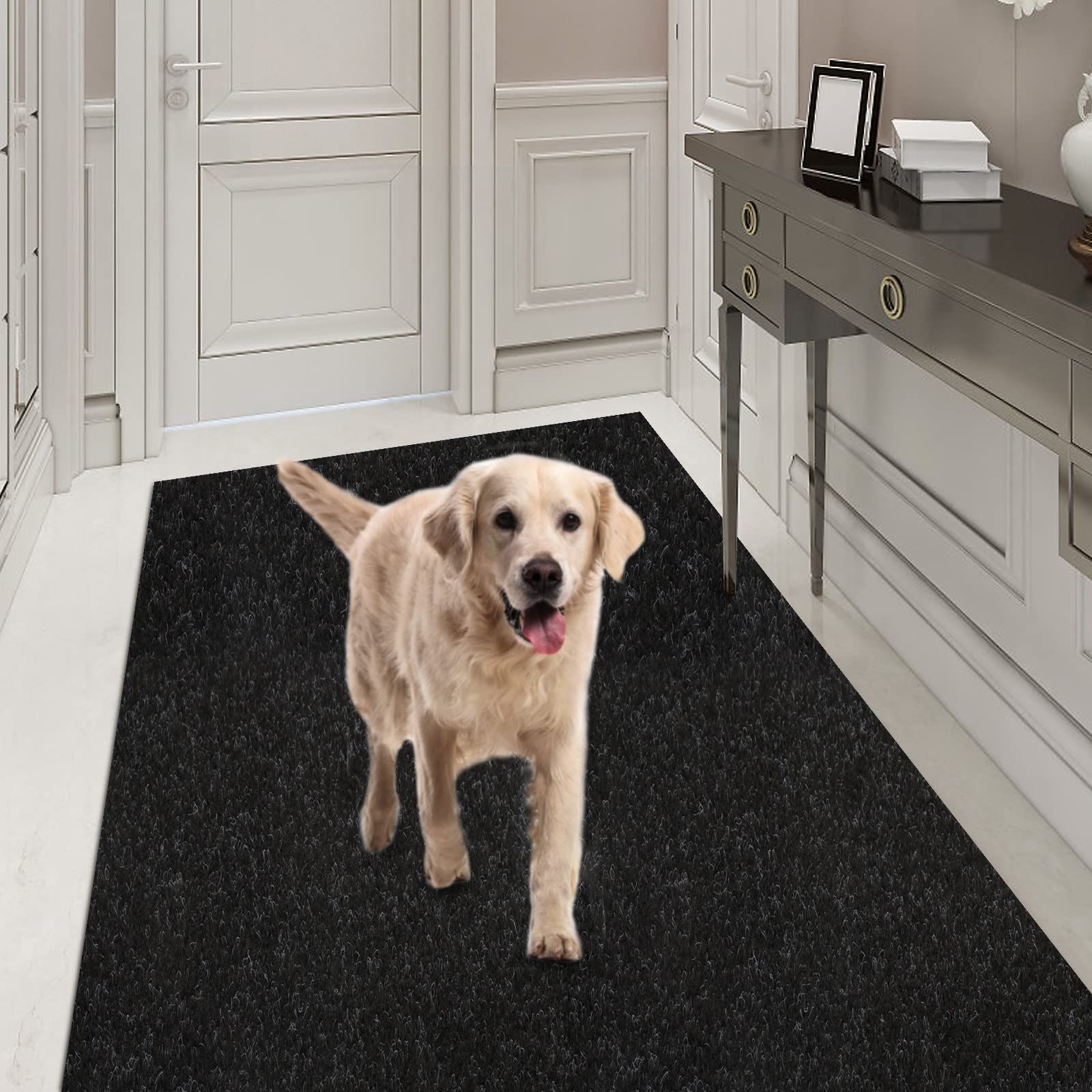 Runner Rug 2FT x 42FT, AYOHA 2'-82' Utility Carpet Runner for Entryway Hallway Aisles Balcony Garages, Area Rugs with Non-Slip R