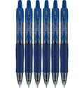Value Pack Of 6 Pilot G2 Mini Retractable Gel Ink Rolling Ball Pen, Fine Point, Blue Ink (31211)