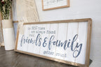 Parisloft The Best Times Are Always Found When Friends&Family Gather Round Rustic Wood Signs,Vantage Wooden Farmhouse Plaque, La
