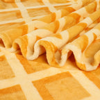 Bnuitland 90 Inches Waffle Funny Blanket,300 Gsm Double Sided Giant Funny Realistic Food Blanket With Waffle Pouch, Novelty Funn