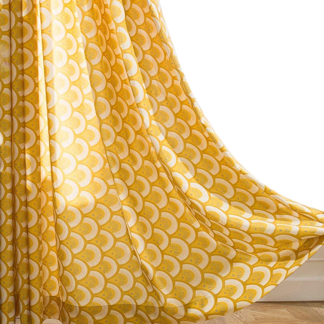 VOGOL Thermal Insulated Window Room Grommet Curtain Drapes for Bedroom and Living Room, Set of 2 Curtains & Panels, 52 x 84 Inch