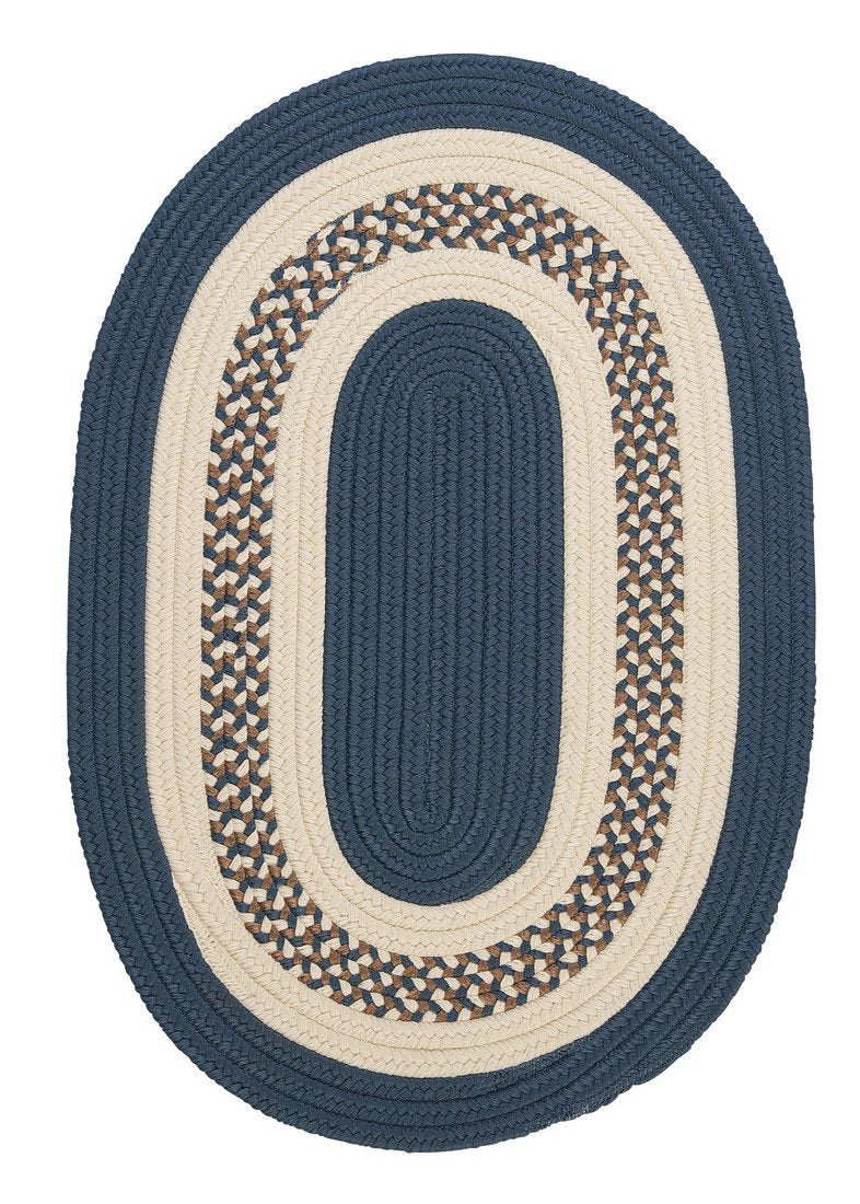 Crescent Area Rug, 2X10, Lake Blue