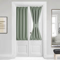 NICETOWN French Door Curtain for Door Window, Privacy Thermal Insulated Window Covering for Patio Front Sidelight Panel Christma