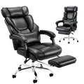 Executive Office Chair with Footrest, Ergonomic High Back Desk Chair, Computer Chair with Adjustable Headrest, Height, Tilt Lock
