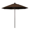California Umbrella Venture 9 Bronze Market Umbrella in Mocha