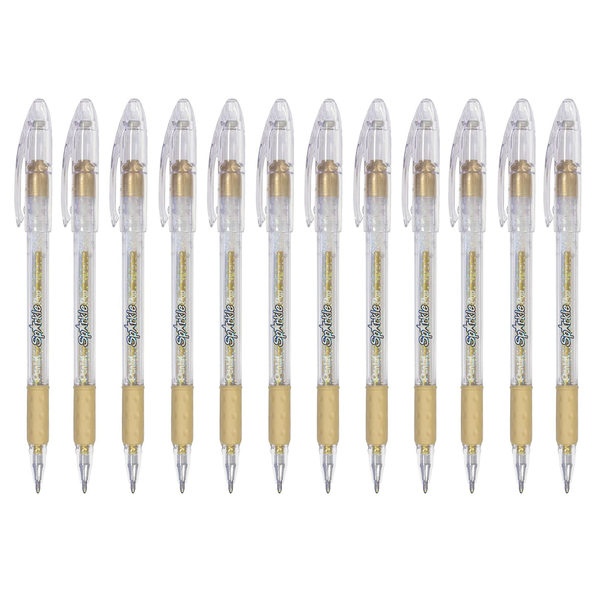 Pentel Sparkle Pop Metallic Gel Pen, (1.0Mm) Bold Line, Gold - K91-Dx