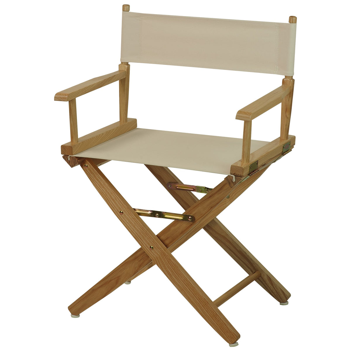 American Trails Extra-Wide Premium 18&quot; Director's Chair Natural Frame with Natural Canvas