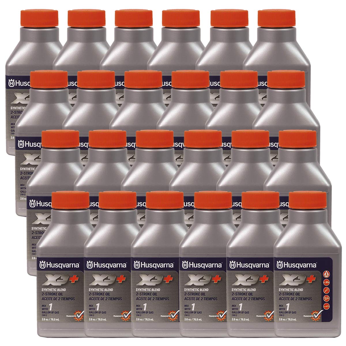 Husqvarna 24Pk Genuine Oem Xp 2-Cycle Oil 1 Gallon Mix 2.6Oz 610000130 593152301