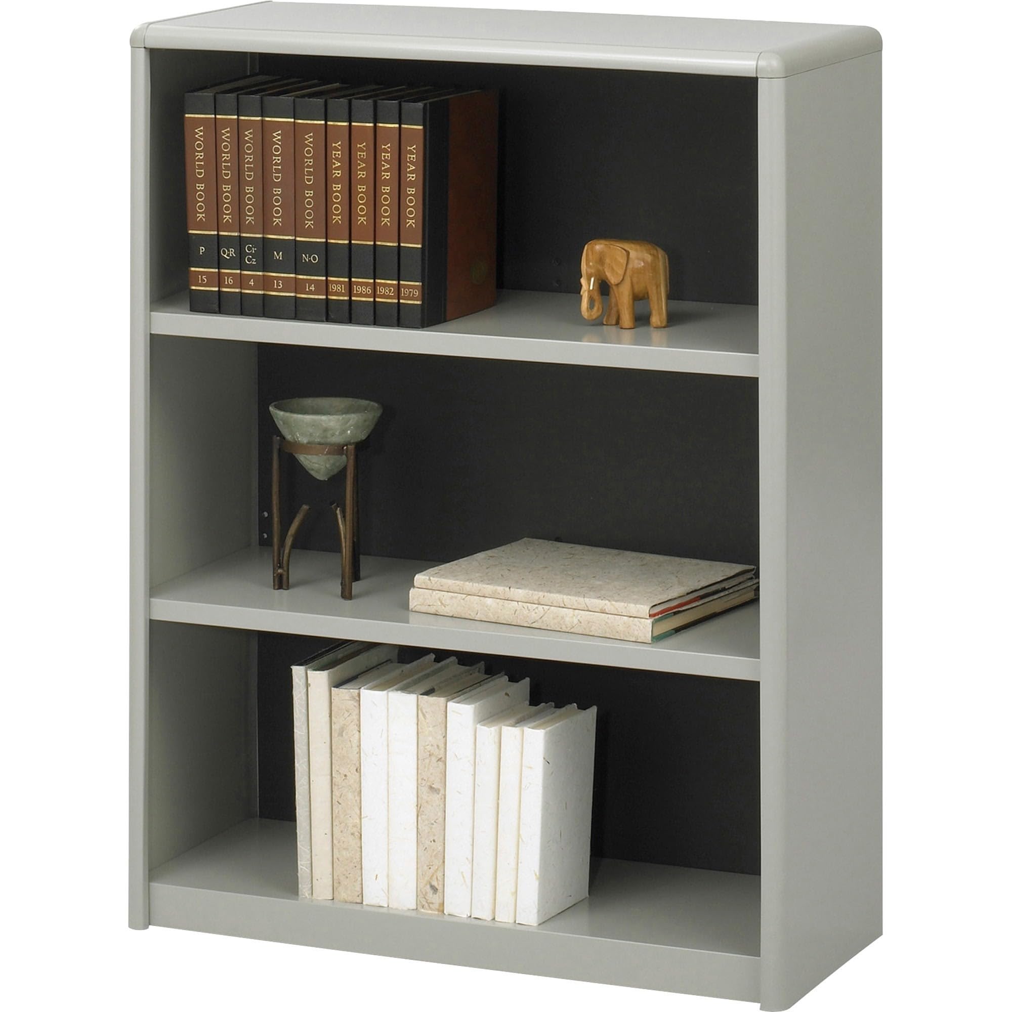 Safco Value Mate Series 6 Shelf Metal Bookcase - Thumbnail 4