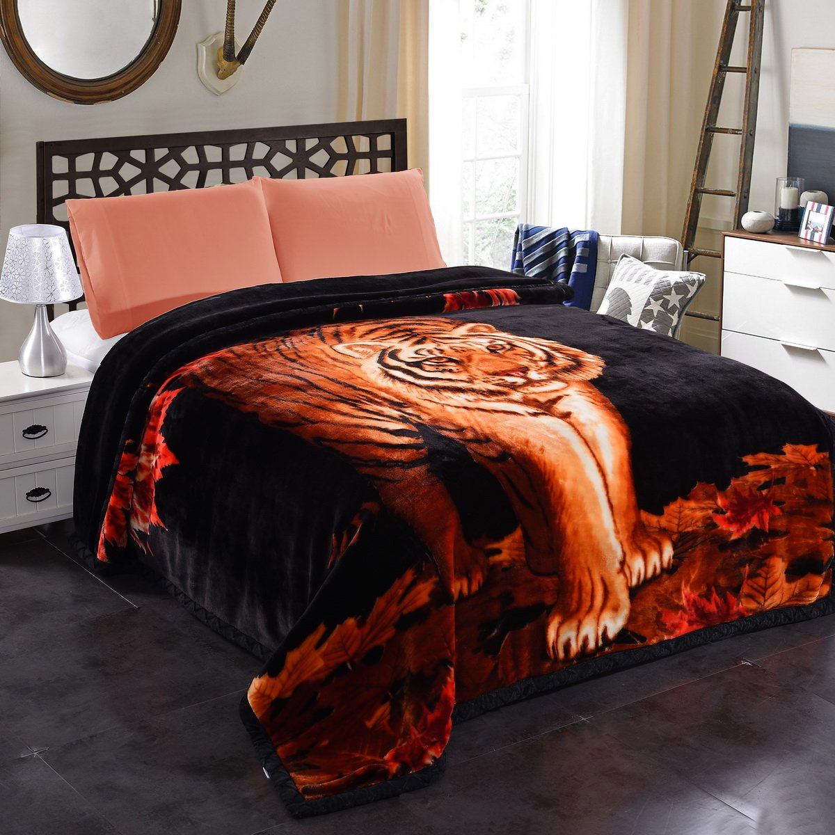 Jml Fleece Blanket, 10 Pounds Heavy Plush Soft Thick Blanket For Winter, Korean Style Velvet Fleece Blanket 85' X 93'- 2 Ply A