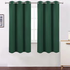 Lemomo Green Thermal Blackout Curtains/40 X 72 Inch/Set Of 2 Panels Room Darkening Curtains For Bedroom And Living Room
