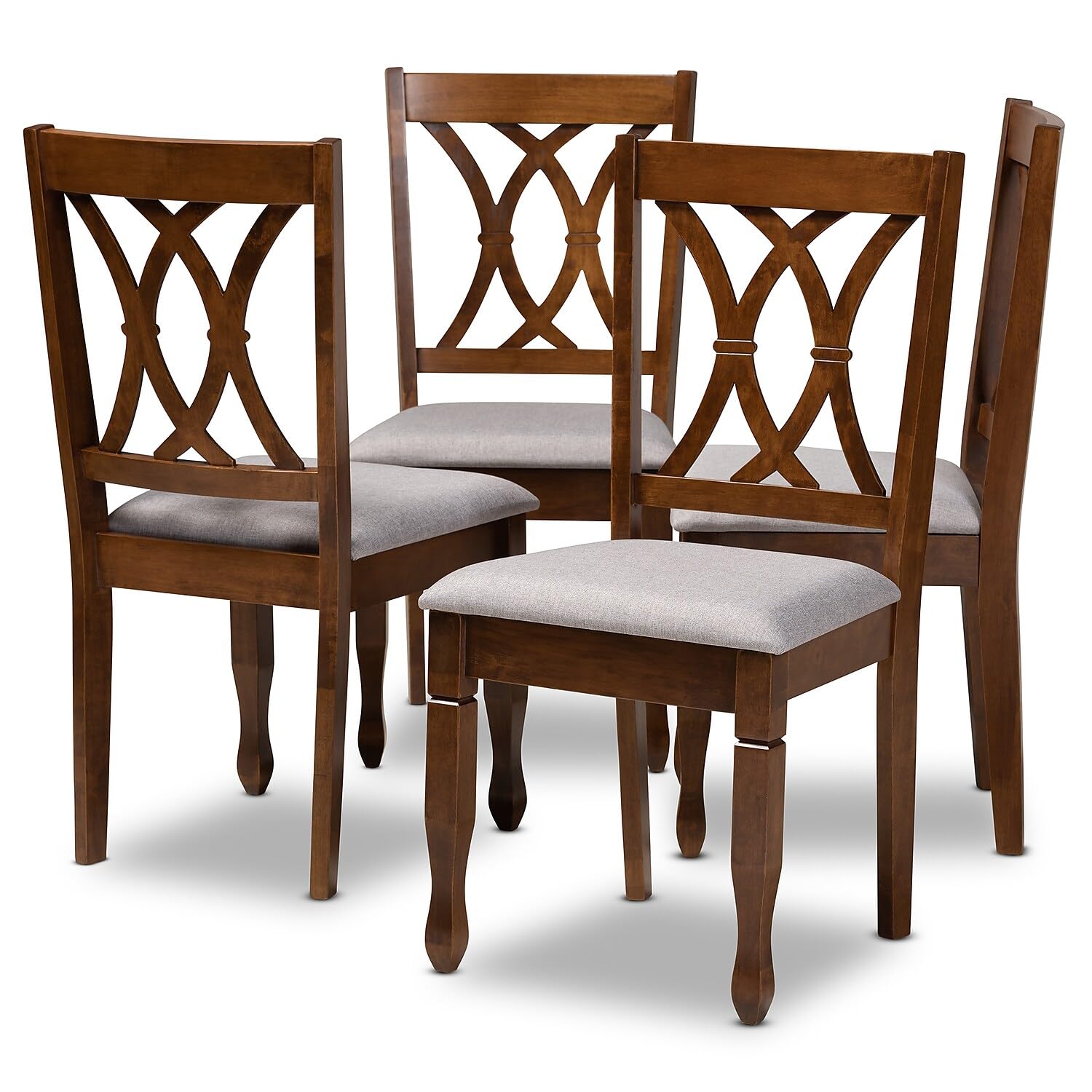 Baxton Studio Augustine Dining Chair Set - Thumbnail 2