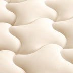 Soft Mattress Pad, Quilted Fitted Mattress Protector With 8-21 Inch Deep Pocket, Comfortable & Breathable Mattress Cover For All Ages (Beige, California King)