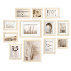 Egofine Picture Frame Set 12 Pack, Picture Frames Collage Wall Decor with Two 8x10, Four 5x7, Four 4x6, Two 4x4 for Wall and Tab