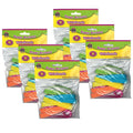 Teacher Created Resources Happy Birthday 2 Wristband Pack, Assorted Colors, 10 Per Pack, 6 Packs (Tcr6574-6)