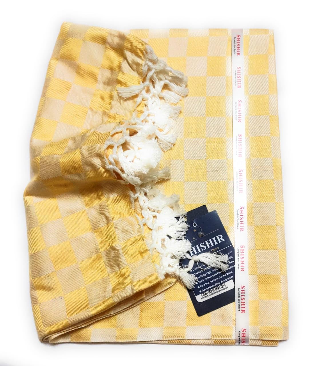 SHISHIR Bhagalpuri 100% Pure Cotton Thin Soft Silk Blanket for AC and Rainy Season | Top Sheet | AC Chadar | Travelling | for Sl
