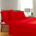 Elegant Comfort 1500 Thread Count Wrinkle & Fade Resistant Egyptian Quality 4-Piece Bed Sheet Set Ultra Soft Luxurious Set Inclu