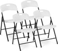 Oline Folding Chair, Indoor Outdoor Plastic Commercial Stackable Foldable Guest Chairs For Events Office Wedding Party Picnic Ki