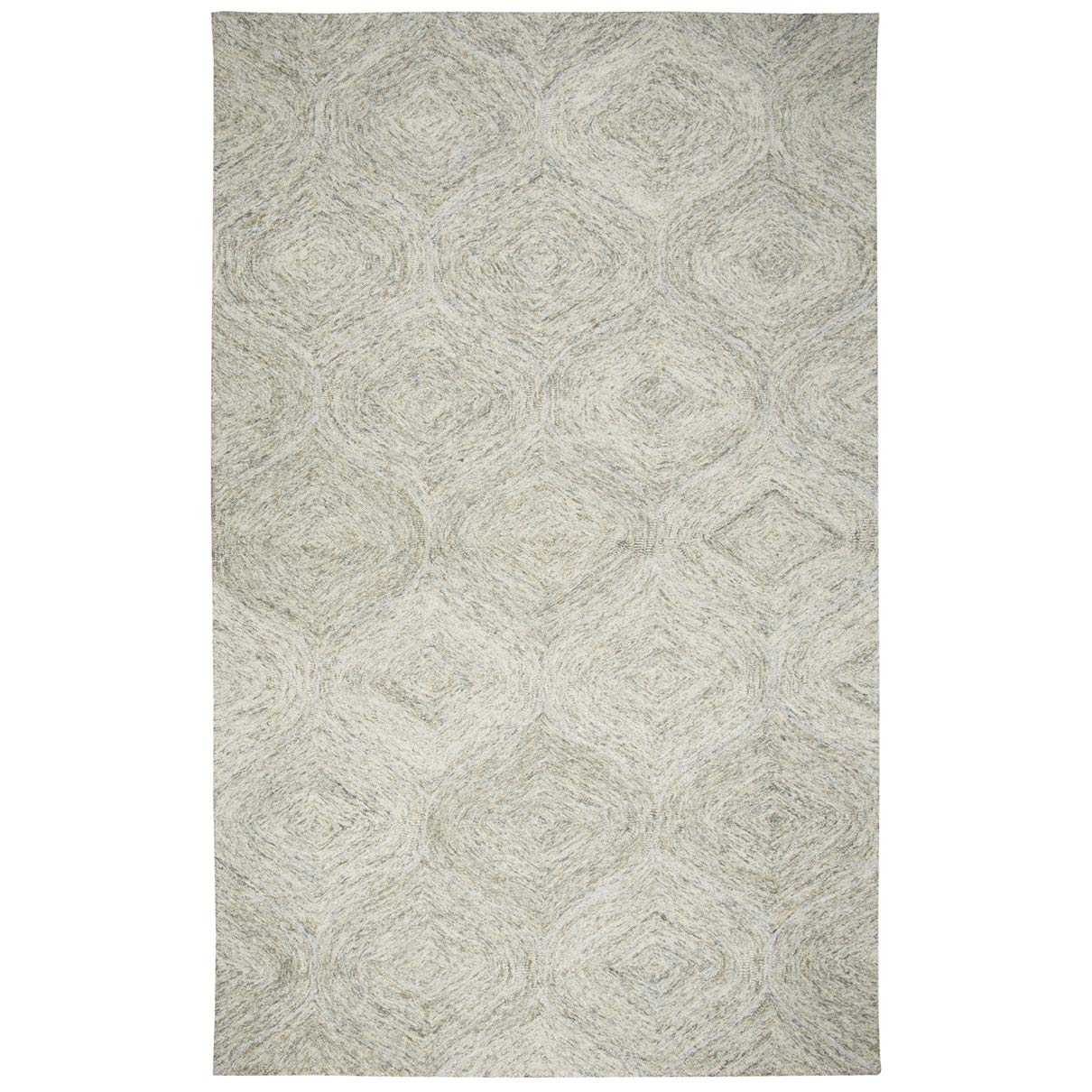 Rizzy Home Alora Decor London 5' X 8' Trellis Beige/Gray/Rust/Blue Hand-Tufted Area Rug