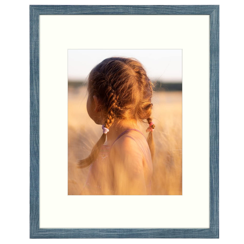 Golden State Art, 16x20 Picture Frame with Mat for 11x14 - High Definition Glass Wall Mounting Horizontal Vertical Displaylay (B