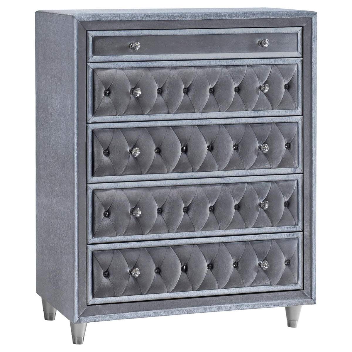 Coaster Antonella 5-Drawer Chest, Grey