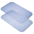 Kuber Industries Bath Mat | PVC Bathroom Mat | Transparent Round Floor Tub Mat | Foot Massager Mat | AntiSkid Shower Mat with D