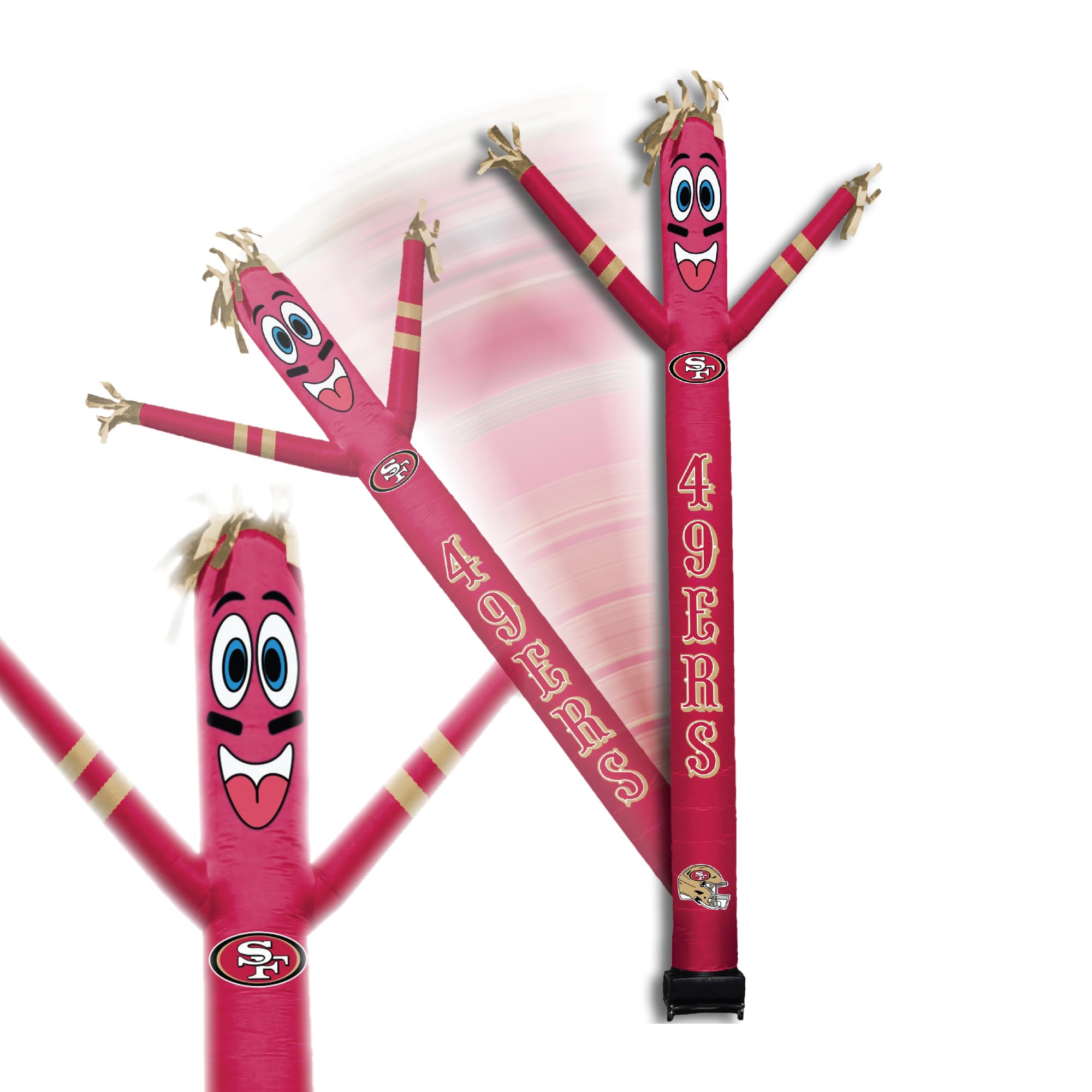 Sporticulture Football Jacksonville Jaguars Wacky Waving Inflatable Tube Guy with LED Lights & Built-in Blower - 6 x 36 x 96 NFL