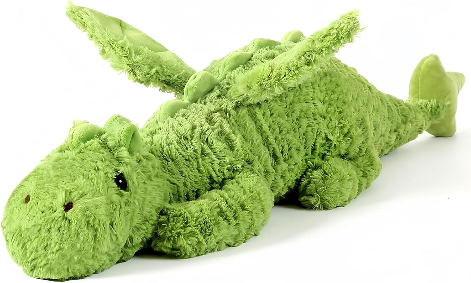 Eouobomo Cute Lucky Dragon Plush Pillow,Soft Flying Dragon Stuffed Animals-26.5Inch Large Kawaii Dragon Animal Plushies Toy,Perf