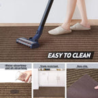 Gotohipi Runner Rug 3'X77'Indoor Outdoor Utility Carpet,Area Rugs With Non Slip Rubber Backing For Hallway Kitchen Entryway Balc