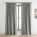 HPD Half Price Drapes Room Darkening Curtains for Bedroom Vintage Textured Faux Dupioni Silk Curtains for Living Room (1 Panel),