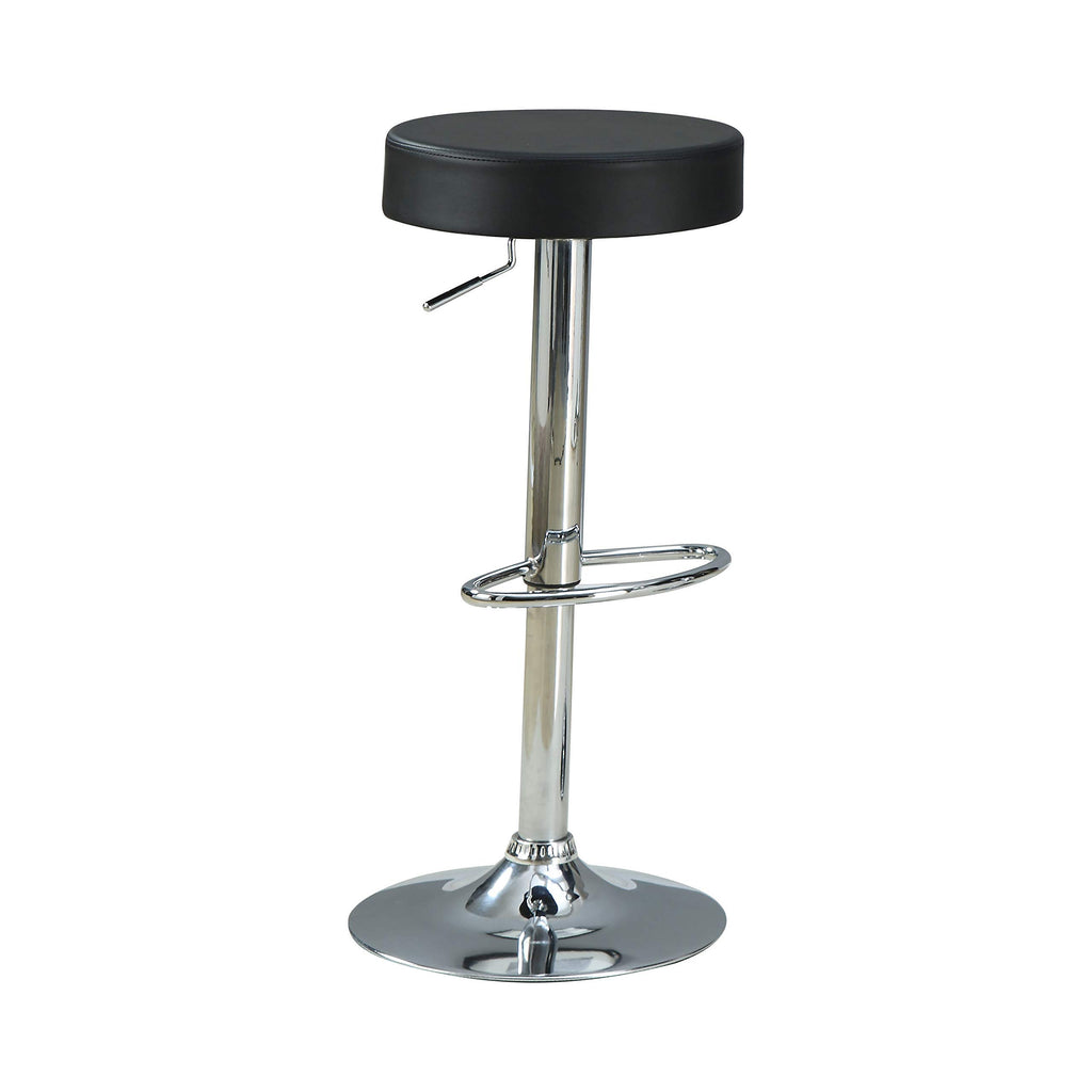 Coaster102558 29" Adjustable Bar Stool Chrome and Black