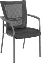Lorell Mesh Back Guest Chair, Gray
