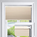 LazBlinds Cordless Cellular Shades, No Tools No Drill Blackout Honeycomb Shades Pleated Blinds for Windows, 20 W x 64 H, Soft Cr