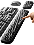Vaydeer Wrist Rest For Keyboard And Mouse, Computer Ergonomic Wrist Support Pad, Soft Memory Foam Arm Cushion For Desk, Palm Han