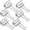 Tenare 6 Pieces Teacher Essentials Large Binder Clips 2 Inches Teacher Binder Paper Clips Office School Supplies Classroom Manag