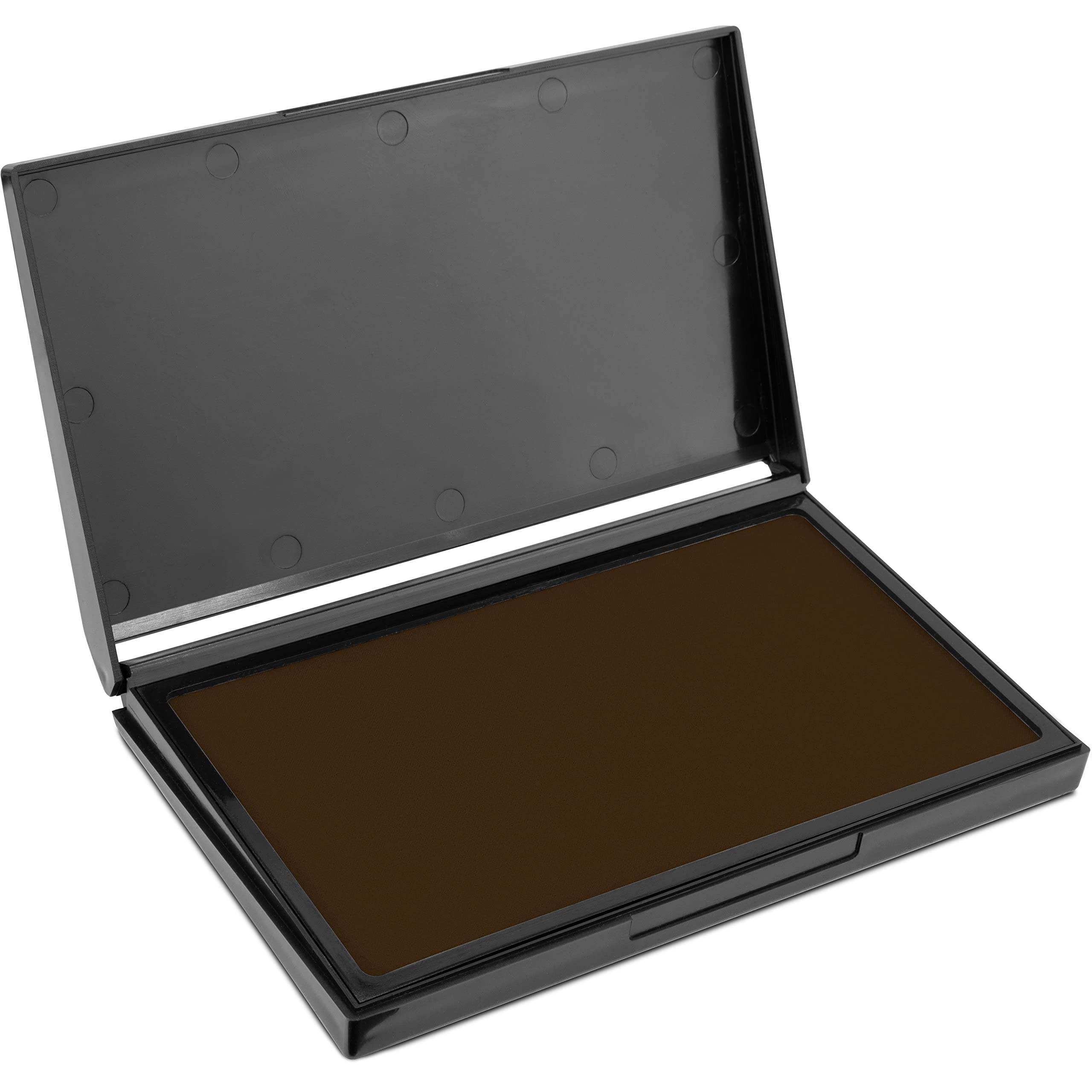 Maxmark Large Brown Stamp Pad - 4-1/4' By 7-1/4' - Premium Quality Felt Pad