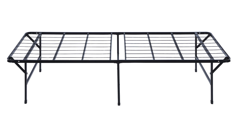 Coaster Home Furnishings Mabel 14 Inch High Full Size Heavy Duty Sturdy Steel Foldable Metal Bed Frame Mattress Support Black 305957F