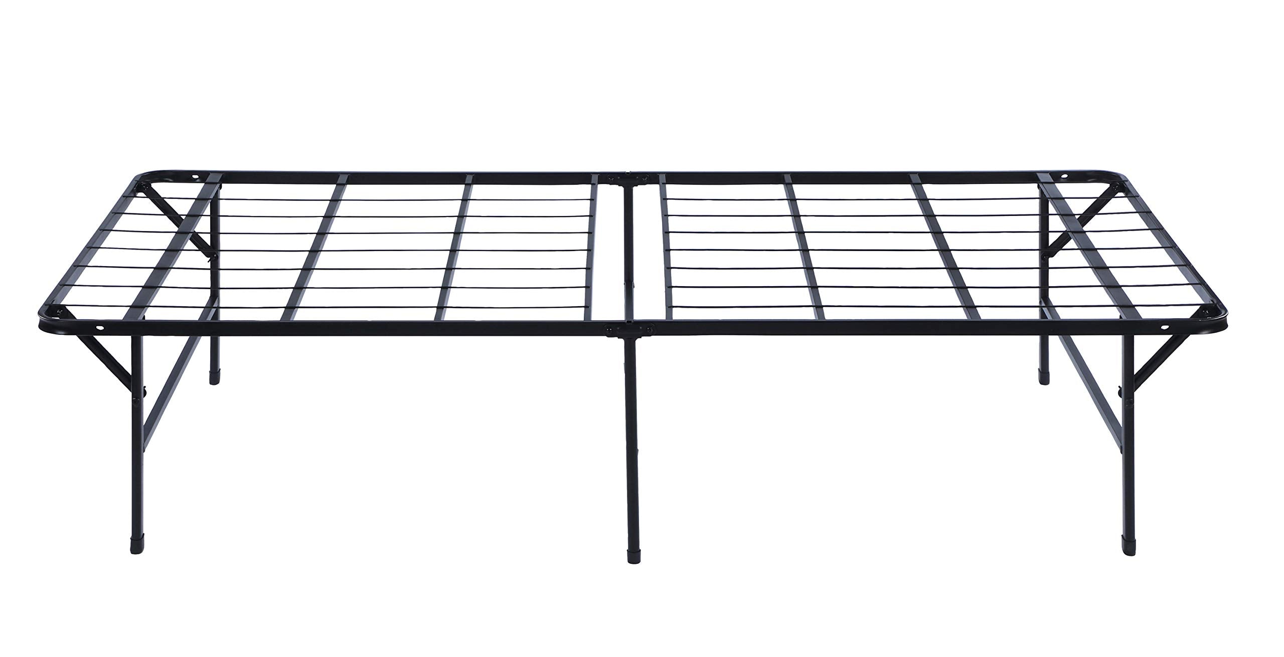 Coaster Home Furnishings Mabel 14 Inch High Full Size Heavy Duty Sturdy Steel Foldable Metal Bed Frame Mattress Support Black 305957F