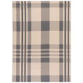 SAFAVIEH Courtyard Collection 8 x 10 Grey/Bone CY6201 Plaid Indoor/ Outside Waterproof Easy cleansingPatio Backyard Mudroom Ar