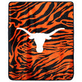 College Covers Texas Longhorns Raschel Throw Blanket, 60 In By 50 In