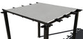 Alion Home Outdoor Pergola Sun Shade Cover Cloth Patio Canopy Hdpe Permeable With Grommets (8' X 12', Smoke)