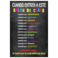 Waahome Spanish Classroom Decorations 12'X18' Motivational Spanish Poster For Back To School Classroom Decor Teacher Supplies,