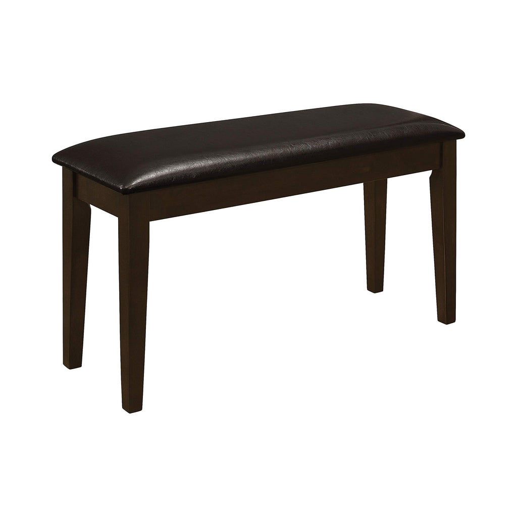 Coaster Furniture Taraval 5-piece Dining Set with Bench Cappuccino and Dark Brown 150232